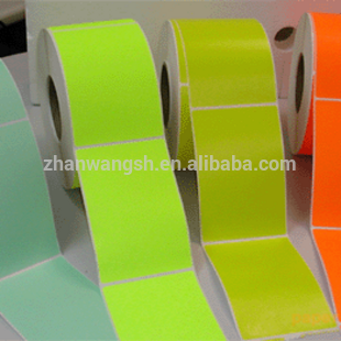 Personalized Self Adhesive Fluorescent Paper Label For Packing Box