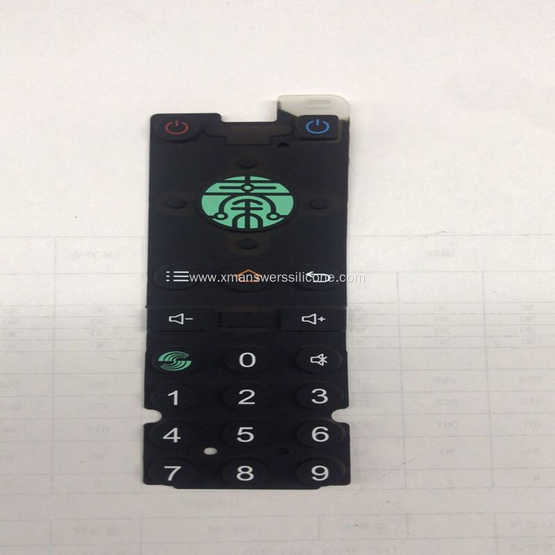 Custom Silicone Rubber Car TV Remote Control Keypad