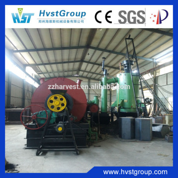 continuous and batch rubber and plastic pyrolysis plant