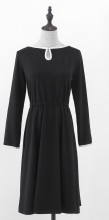 Women's Black Slim fit Dress