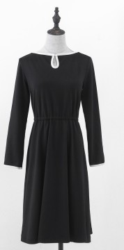 Women's Black Slim fit Dress