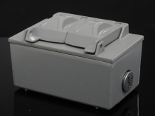 Electrical iron floor socket box connection wall box with nema receptacle