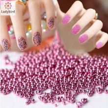 colorful beads for nail caviar powder