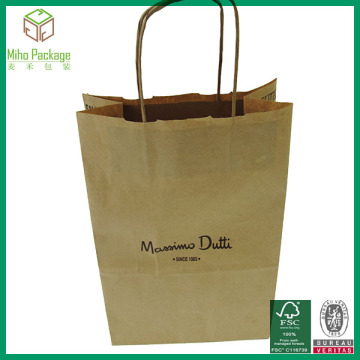 white kraft paper bags with handles