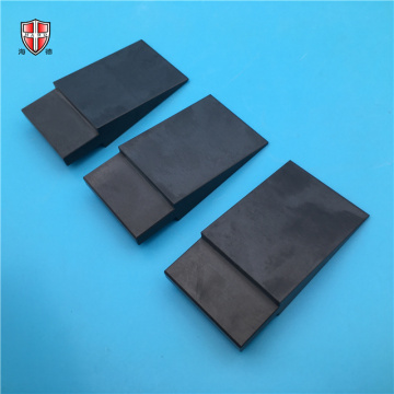 Azulejo de bloque de cerámica de nitruro de silicio negro de alta temperatura