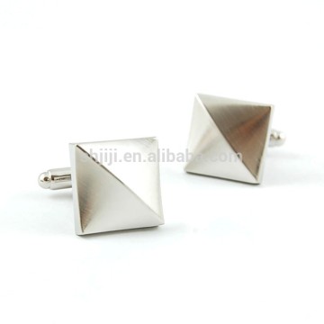 Simple Design For Businessmen Metal Solid Custom Logo Cufflinks