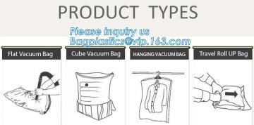 Hanging Vacuum Storage Bag, Cube Vacuum Storage Bag, vacuum travel compressed bag, vacuum compressed bag