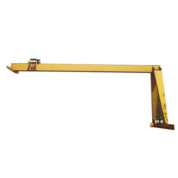 30 ton traveling semi gantry crane with hook fo project