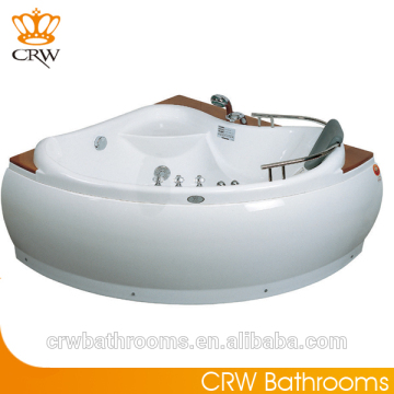 CRW CCW07 Acrylic Small Corner Bathtub with Shower Combo