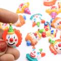 Grappige Clown man Leuke Hars Cabochon Plaksteen Kralen Voor Speelgoed Ambachtelijke Ornamenten Kralen Bureau Telefoon Decor Charms