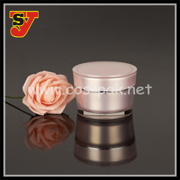 Black Cosmetic Jars Plastic 200ml