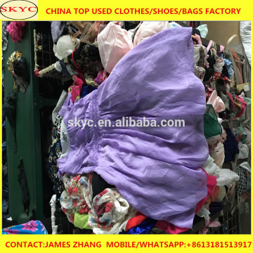 High quality used clothing of Ladies Silk Dress