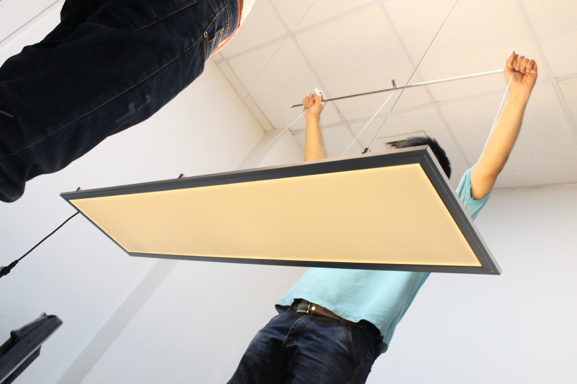 295x1195 0-10V Dimmable Suspended Up-Down Double Sides Emitting LED Panel Light 30x120cm