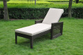 Sun Lounger Wicker Doppio lettino con baldacchino