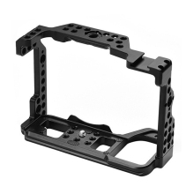 Title: "Sony Camera A9II Video Cage with Extension Cold Shoe and Aluminium Stabilizer Mount Rig