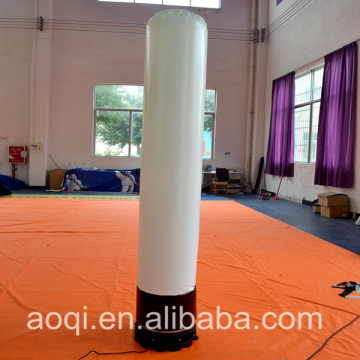 Customize store decoration inflatable light tube with logo inflatable pillar for advertising