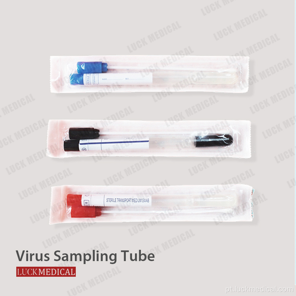 Kits de transporte viral VTM com médio para o coronavírus