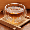 カボチャ形状のガラス水茶カップ