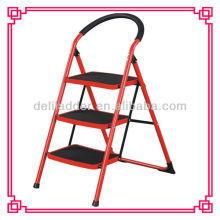 safety step ladders with handrail, steel folding step ladder shiping from china