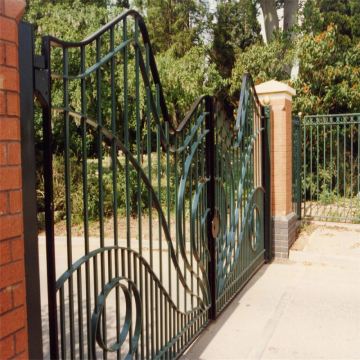 Bridge Pedestrian Wrought Iron Swing Gates