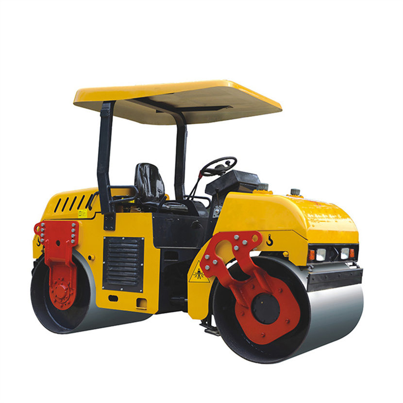 3 ton Mini Yol Rulo Compactor Çift Davul Modeli OCR3000