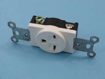 New 15Amp 250Volt NEMA 6-15R Twist Locking Single Receptacle