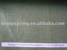 hemp 55%/ RPET 45% fabric