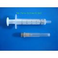 Hypodermic 2 অংশ সুই সঙ্গে সুইং স্লিপ Luer