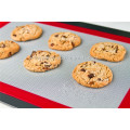 Tapis de cuisson en silicone rouge