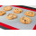 Tapis de cuisson en silicone rouge