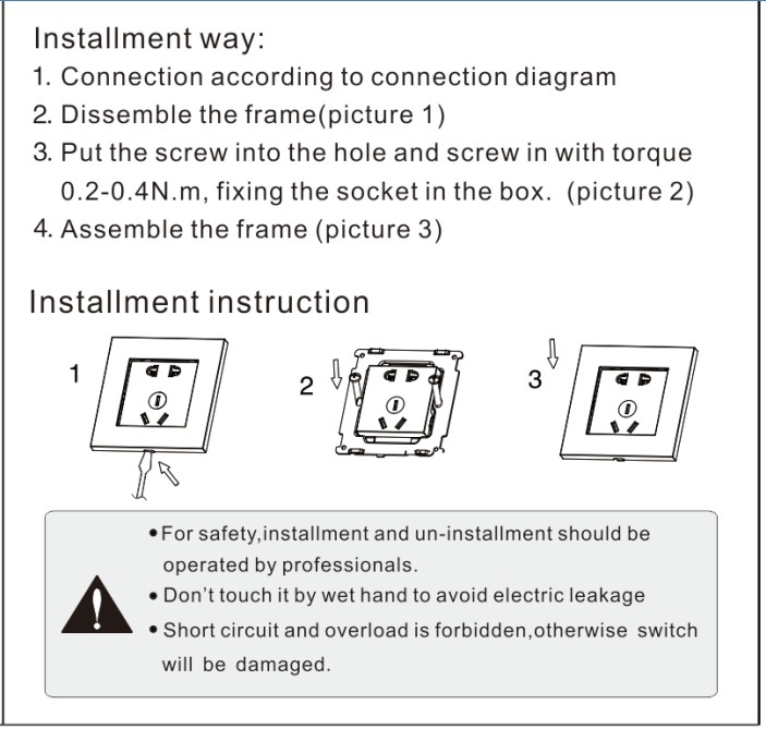 5 розетка 5 Outlet Socket
