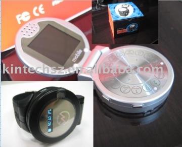 Watch Mobile Phone G104 ---T-Flash card up to 2GB(Present 1GB)