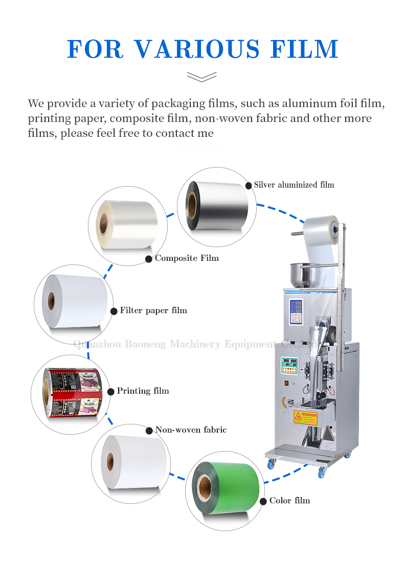 Small Sachets Automatic Nuts Peanuts Rice Spices Powder Coffee Packing Machine Matcha Tea Bag Multi-function Packaging Machines
