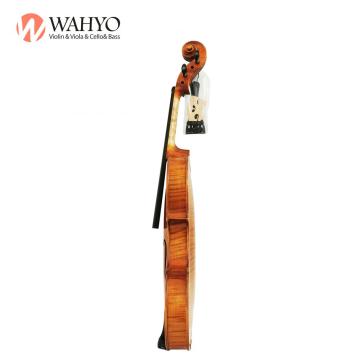 Handgjord konsol solo fiol i massivt trä