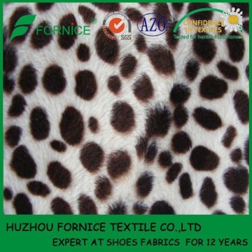 China manufacturer 2.5MM animal printed velvet fabrics for furniture