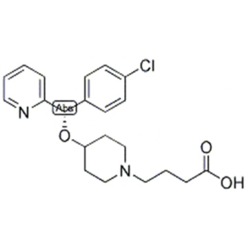 Bezeichnung: 1-Piperidinbutansäure, 4 - [(S) - (4-Chlorphenyl) -2-pyridinylmethoxy] - CAS 190786-43-7