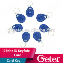 high quality contactless RFID 125Khz ABS keyfob /key tag/key chain