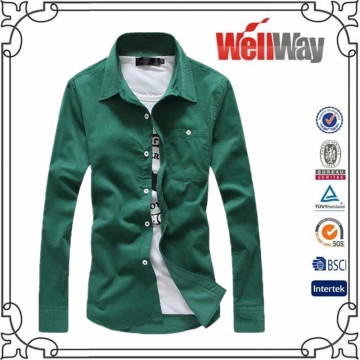 Hot sale high quality pure color OEM custom lightweight cotton long sleeves shirts