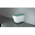 Velvet Toilet Seat Economic Lavatory Wall-Hung Mounted Bathroom Ceramic Toilet