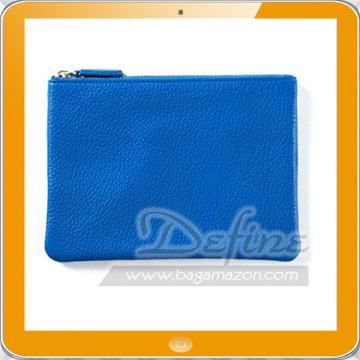 women's leather Small Pouch with zipper