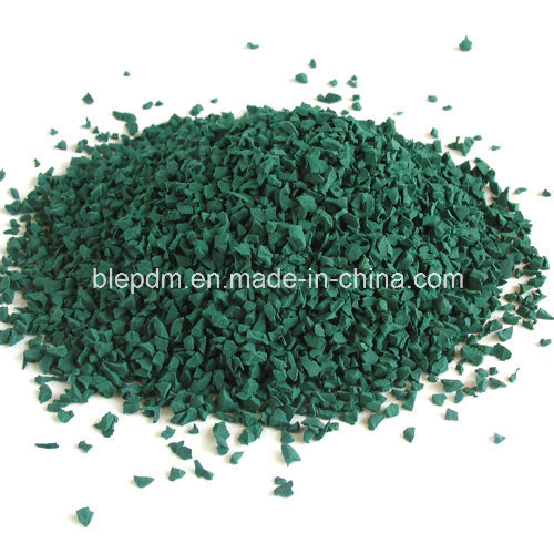 100 Tons Stock Green EPDM Rubber Granules for Infilling Artificial Turf