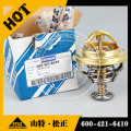 PC300 SAA6D108E Engine THERMOSTAT 600-421-6410 - KOMATSU