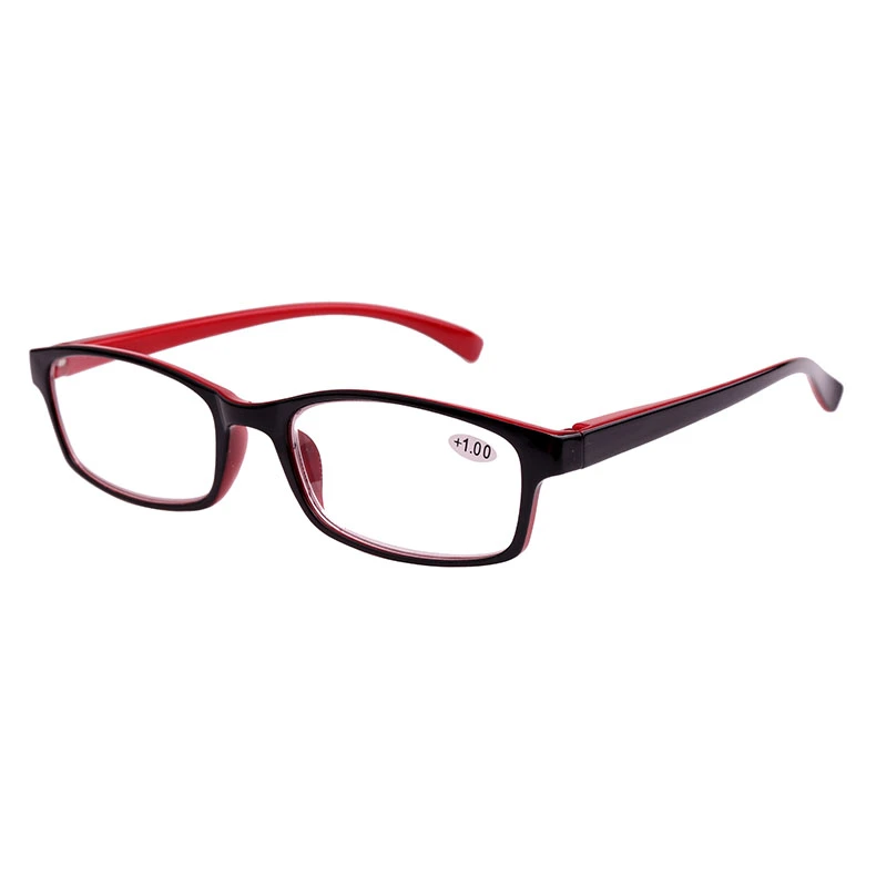 2019 Simple Double Color Spring Hinge Reading Glasses