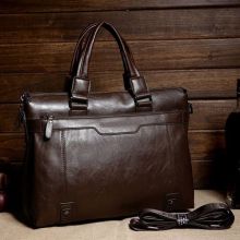 custom design pu leather business man bag