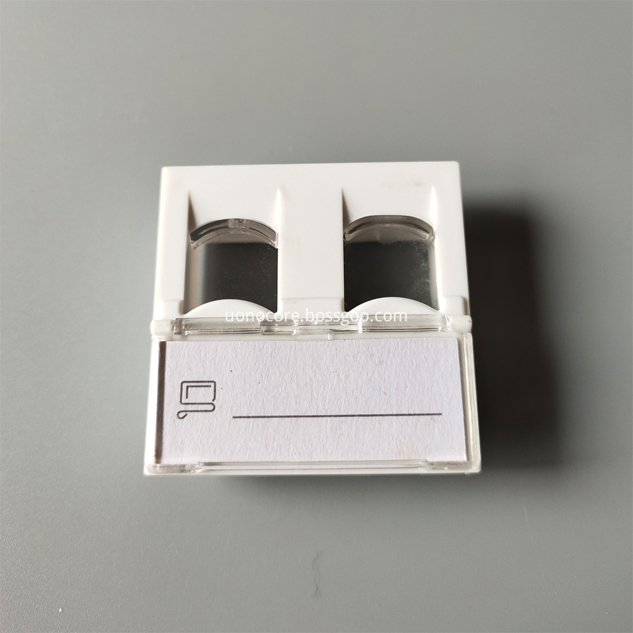 2 ports RJ45 face plate