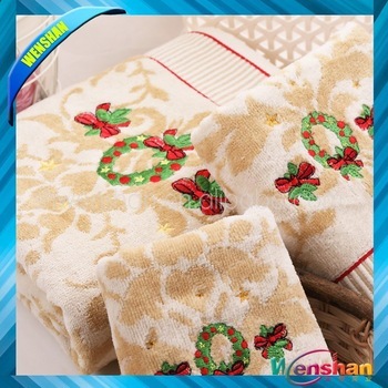 28*46cm Christmas terry cloth