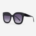 Steffy Square-framed Acetate Women's Sunglasses