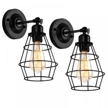 Luce murale in stile vintage con base E26