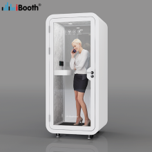 Soundproof Garden Office Pod for Work from Home: Frosted Glass and Eco-Friendly Design
