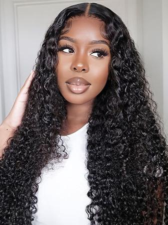 Deep Wave V Part Human Hair Wig